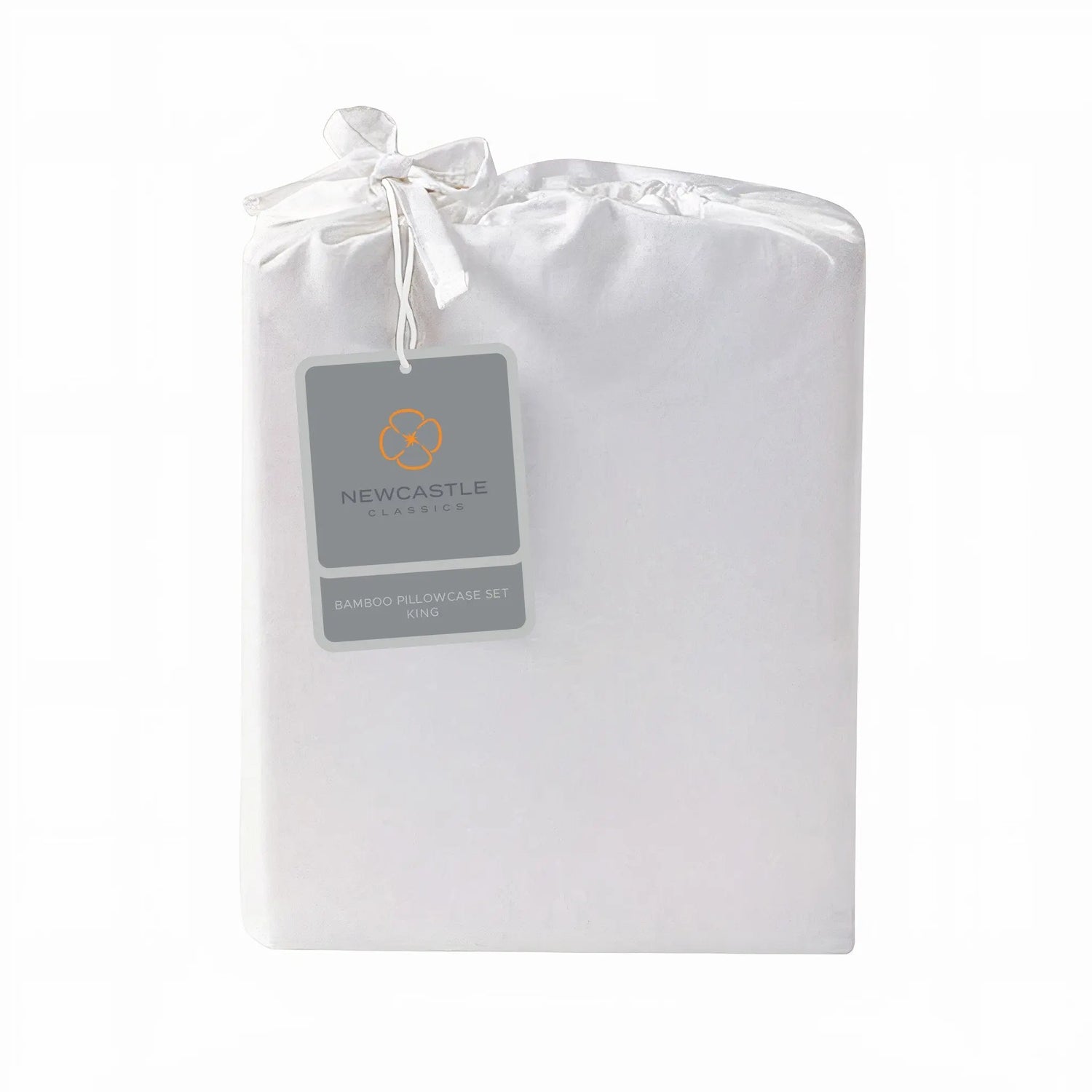 King Bamboo Pillowcase - set of 2 - White, Linens, Napkin, Towel, Blanket | Everetts Place
