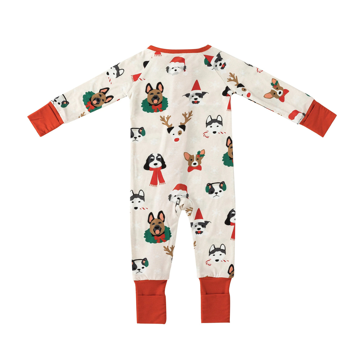 Dreamlet Bark The Halls (Convertible Zip Footies) - 