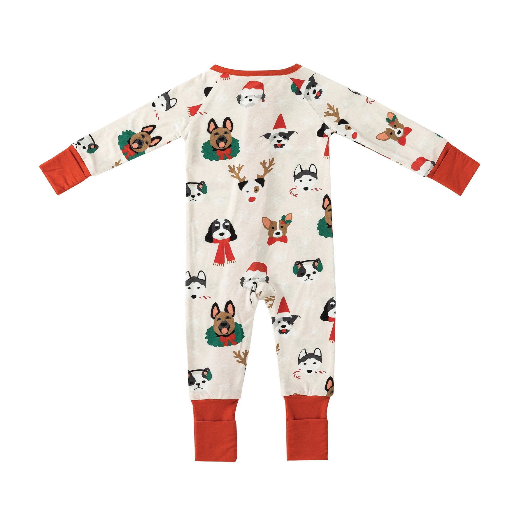 Dreamlet Bark The Halls (Convertible Zip Footies) - 