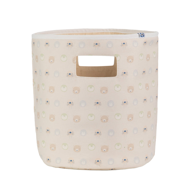 Sealy Baby Soft Storage - Beige Animal Faces Goosewaddle® | Newborn Baby Blankets Toys Teethers Bibs & More