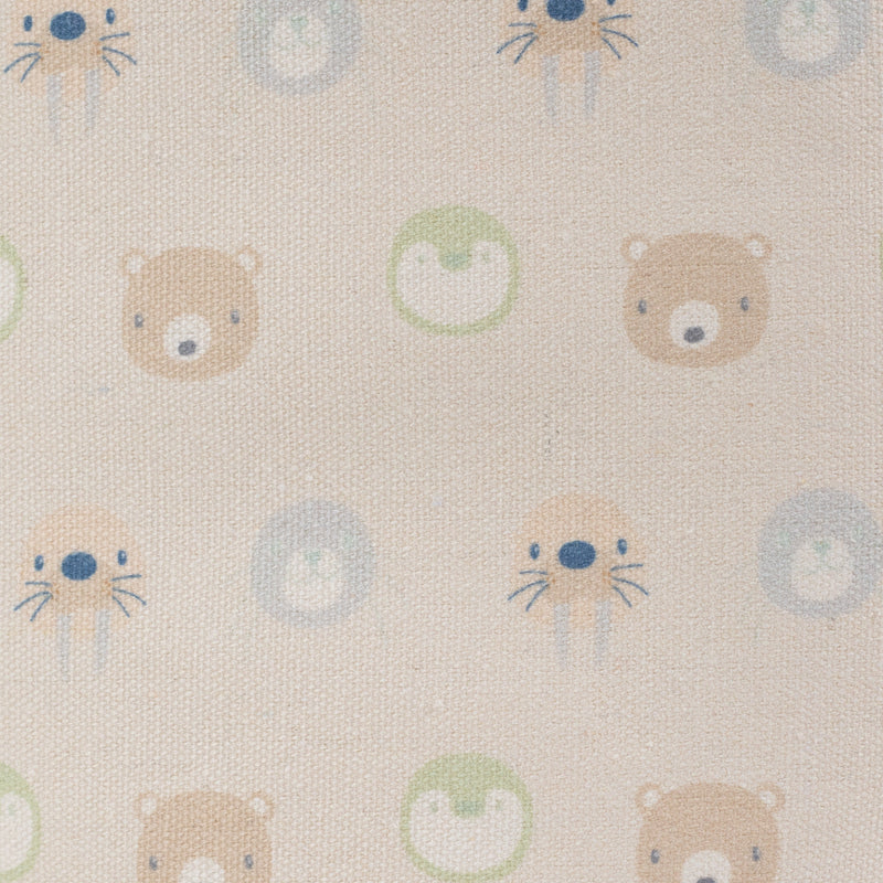 Sealy Baby Soft Storage - Beige Animal Faces Goosewaddle® | Newborn Baby Blankets Toys Teethers Bibs & More