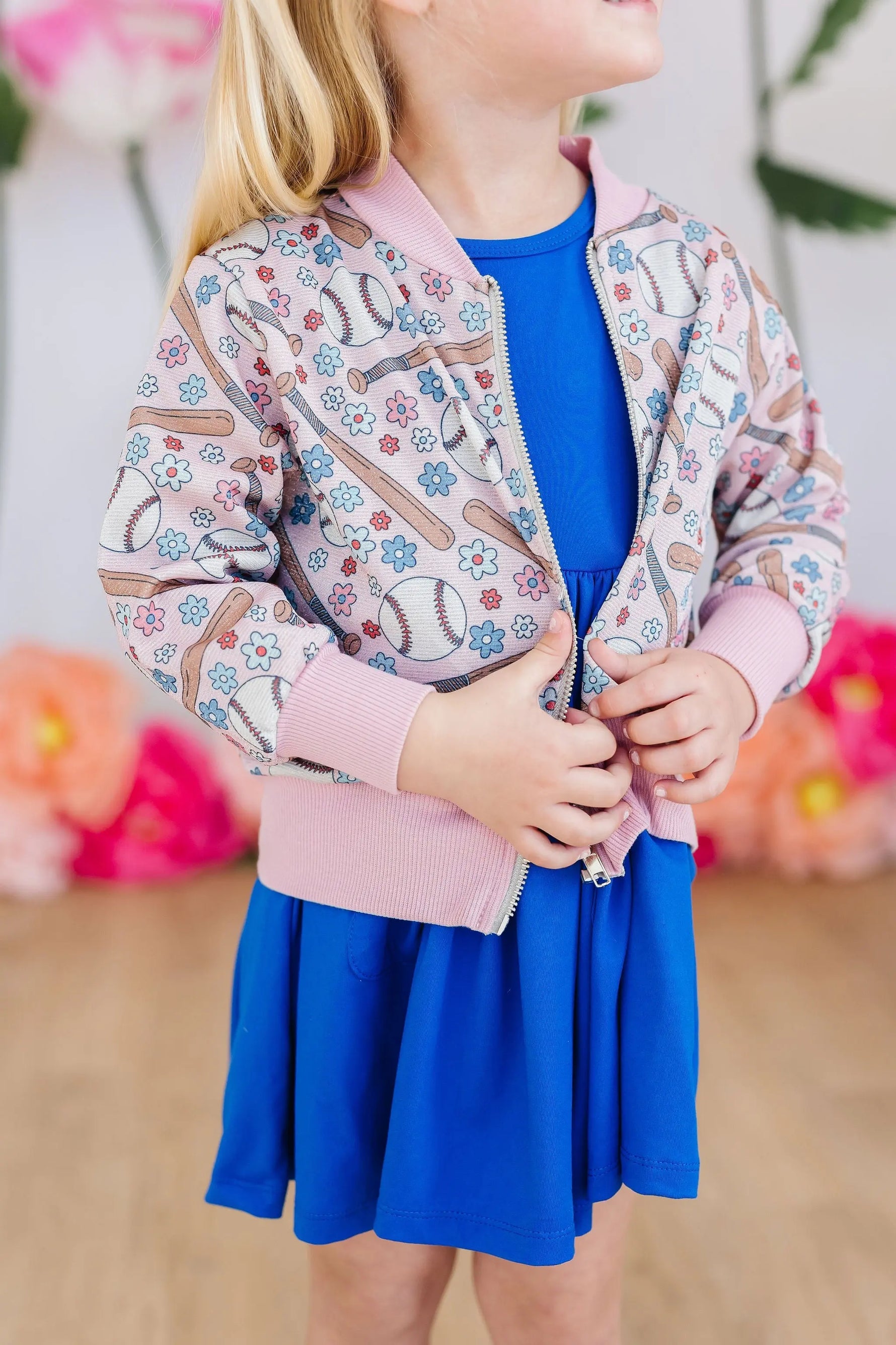 Mila & Rose ® Batter Up Shimmer Satin Jacket Mila Rose Collection - Apparel & Accessories > Clothing > Outerwear > Coats & Jackets Shimmer Jacket