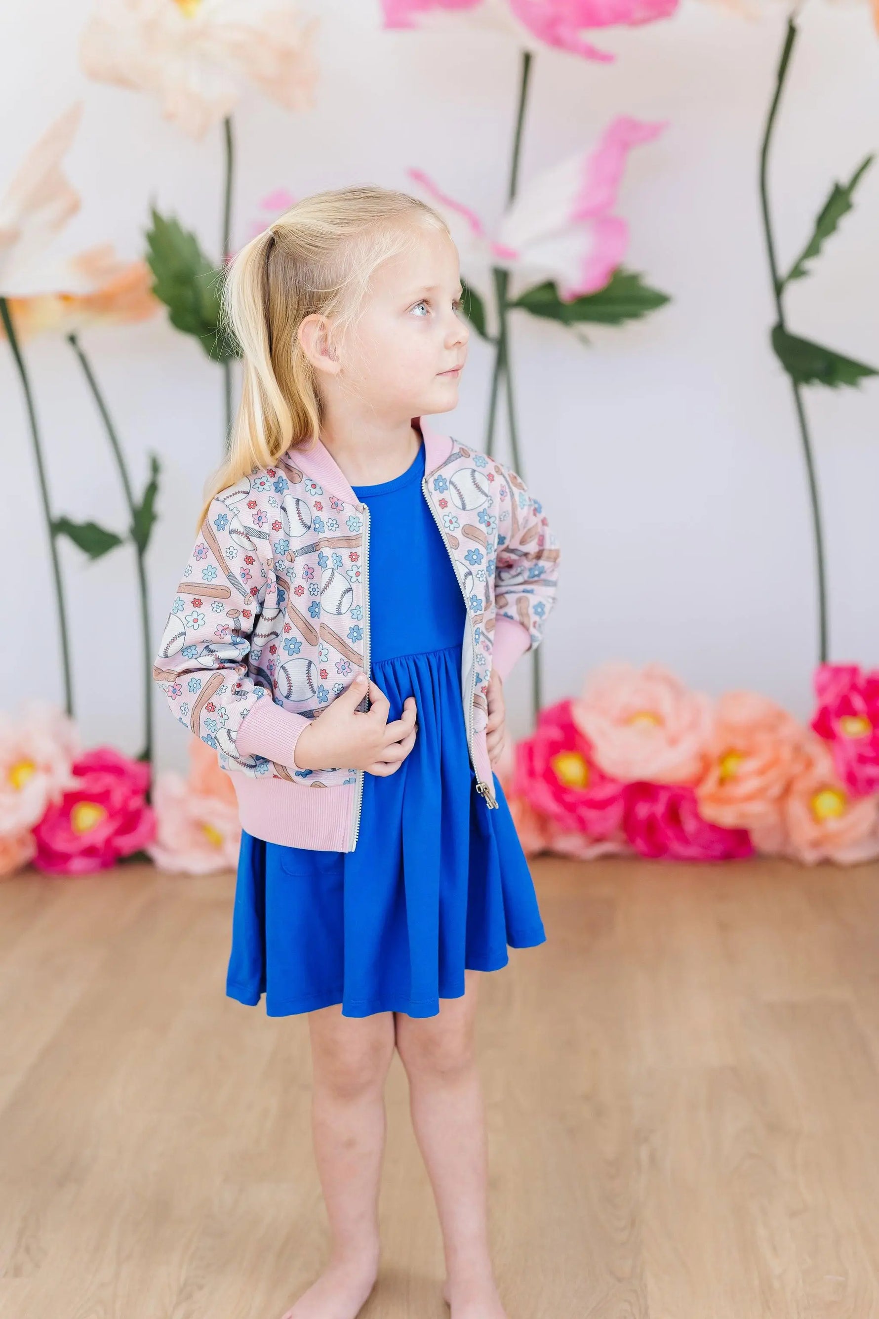 Mila & Rose ® Batter Up Shimmer Satin Jacket Mila Rose Collection - Apparel & Accessories > Clothing > Outerwear > Coats & Jackets Shimmer Jacket