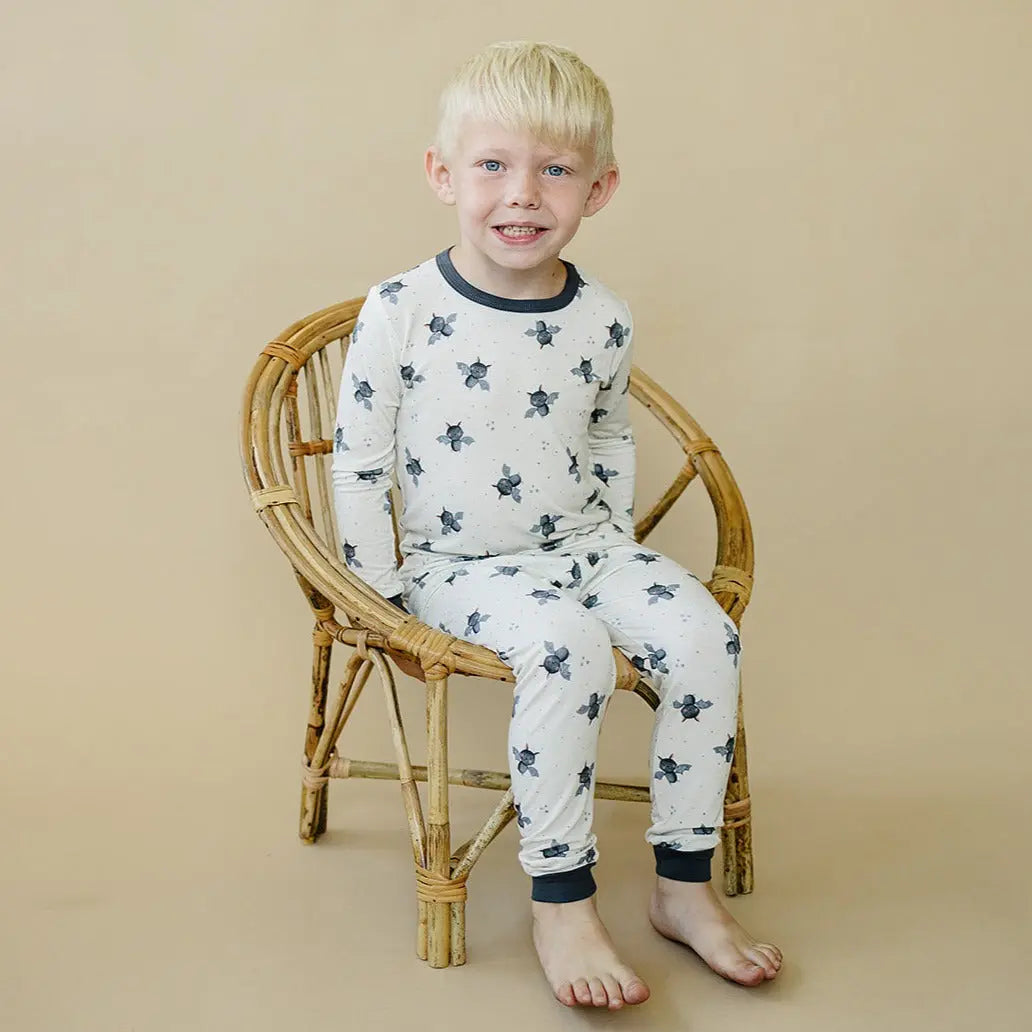 Little Joy Co. Batty for Bedtime Two Piece Bamboo Pajamas for Kids Comfort - Apparel & Accessories > Clothing > Baby & Toddler Clothing > Baby & Toddler Sleepwear