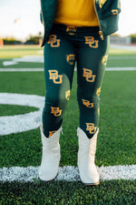 Mila & Rose Baylor green bear baby leggings