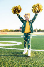 Mila & Rose Baylor green bear baby leggings