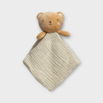 Kolorful Bear Lovey Blanket for Babies and Toddlers Plush Brown Bear - Toys & Games > Toys > Dolls, Playsets & Toy Figures > Stuffed Animals Accessories