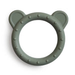 Mushie Bear Teether for Babies 100 Percent Non-Toxic Food-Grade Silicone Easy Grasp Design Stylish Colors - Baby & Toddler > Baby Health > Pacifiers & Teethers teether