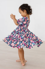 Mila & Rose ® Beauty In Bloom Smocked Ruffle Dress For Girls Twirl - Everetts Place Boutique - 