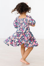 Mila & Rose ® Beauty In Bloom Smocked Ruffle Dress For Girls Twirl - Everetts Place Boutique - 