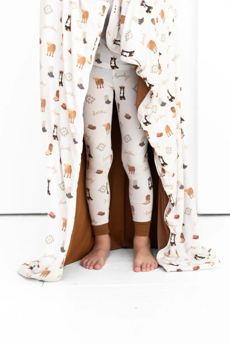 Hugga Babies Bedtime Buckaroo Huggable Blanket - Everetts Place Boutique - 