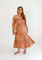 Bubble Baby Beech | Adult Long Sleeve Smocked Dress - 