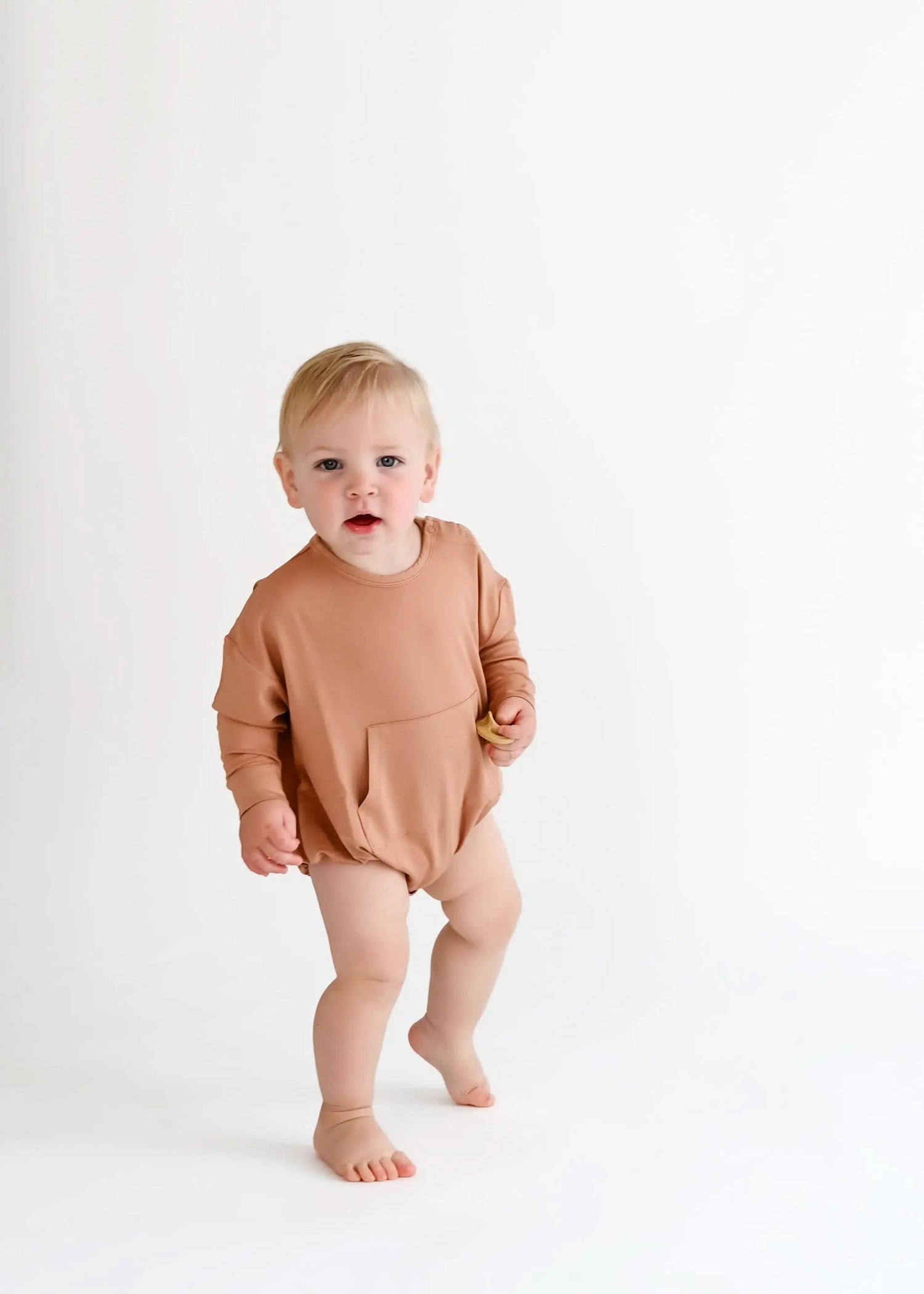 Bubble Baby Beech | Long Sleeve Bubble Romper - 