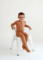 Beech | Snap Footie - Sleeve, Shoulder, Neck, Standing, Child | Everetts Place