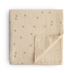 Mushie Organic Cotton Muslin Swaddle Blanket for Baby Cuddling and Nursing - Baby & Toddler > Swaddling & Receiving Blankets Swaddle