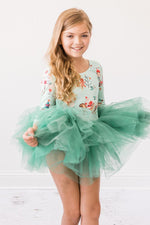 Mila & Rose ® Believe In Your Elf 3/4 Tutu Leotard For Girls Dance - Everetts Place Boutique - 