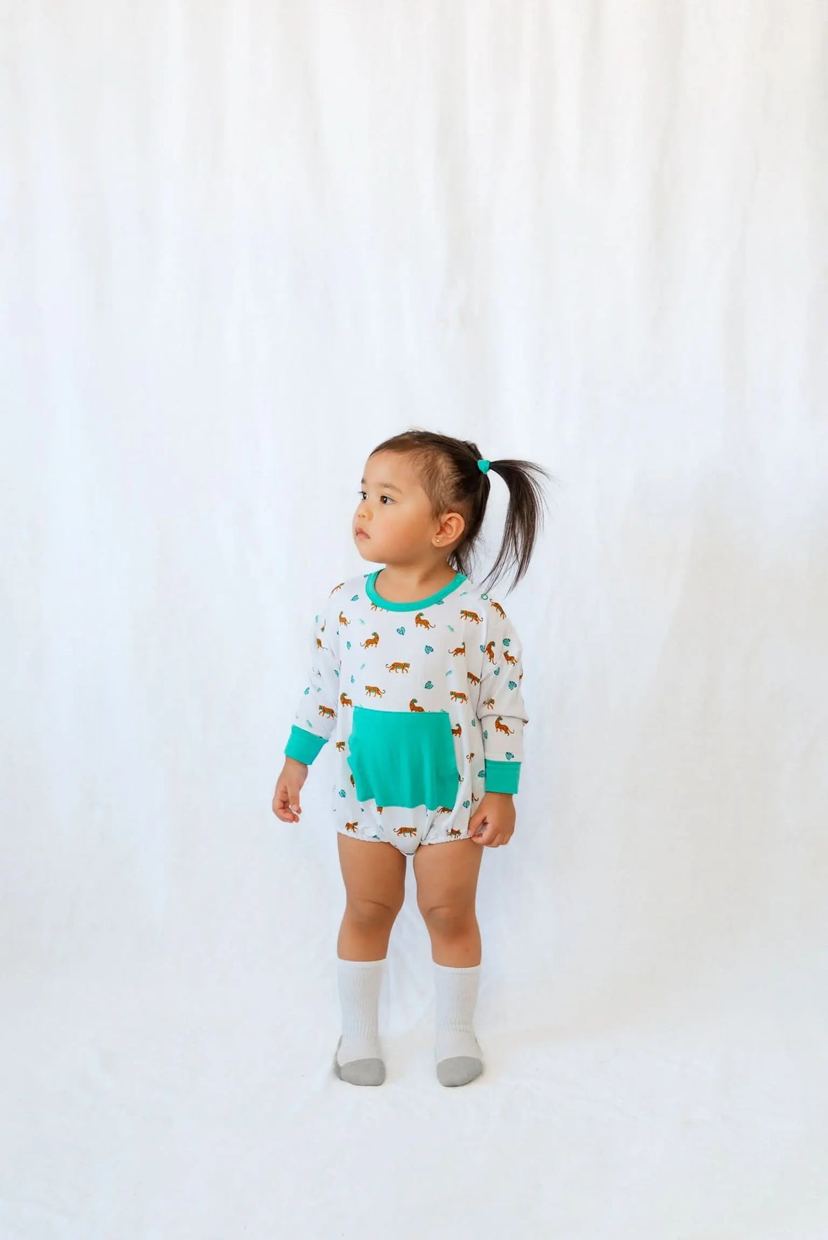 Bubble Baby Bengal | Long Sleeve Bubble Romper - 
