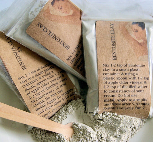 Bentonite Clay Mask Food Grade Organic Detoxing Arm Pits Sweet Harvest Farms Everetts Place: Online Boutique