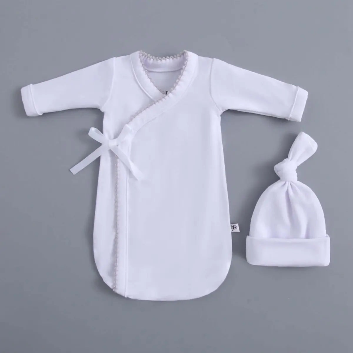 Luxie Charm Bereavement Gown & Hat Set - Everetts Place Boutique - 