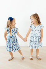 Mila & Rose ® Berry Cute Flutter Sleeve Twirl Dress - 