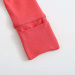 Luxie Charm Berry Red Zippered Baby Romper - Everetts Place Boutique - 