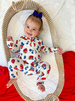 Little Joy Co. Berry Sweet Bamboo Zippy Romper For Babies Soft Comfort - Apparel & Accessories > Clothing > Baby & Toddler Clothing > Baby One-Pieces