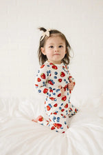 Little Joy Co. Berry Sweet Bamboo Zippy Romper For Babies Soft Comfort - Apparel & Accessories > Clothing > Baby & Toddler Clothing > Baby One-Pieces