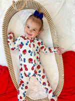 Little Joy Co. Berry Sweet Bamboo Zippy Romper For Babies Soft Comfort - Apparel & Accessories > Clothing > Baby & Toddler Clothing > Baby One-Pieces