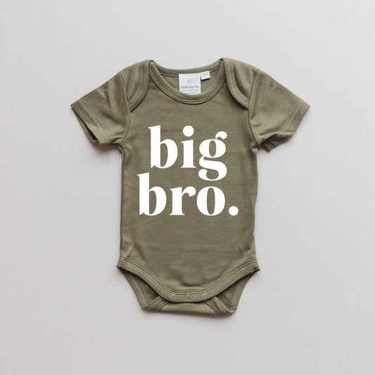 Little Joy Co. Big Bro Organic Cotton Bodysuit More Colors Available -