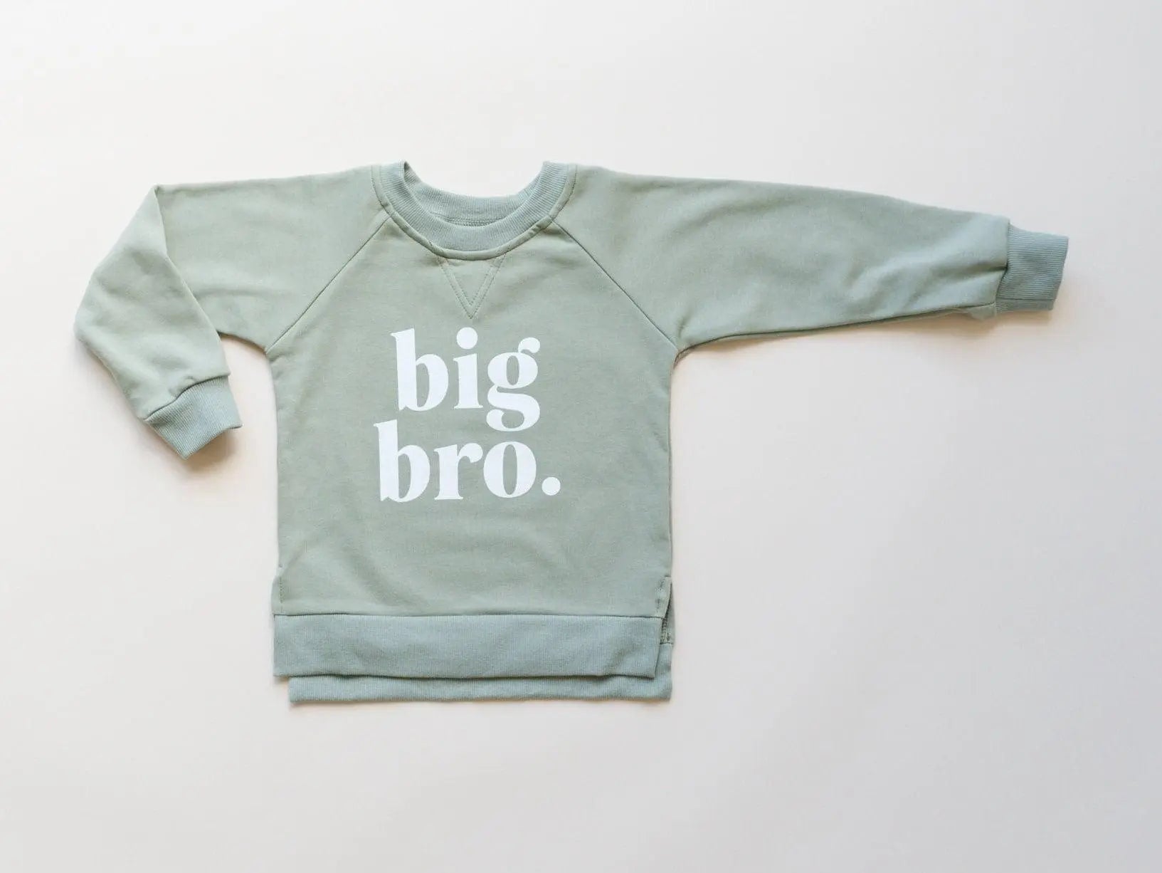 Big Bro Sweatshirt Romper Oversized Snaps at Crotch Little Joy Co. Everetts Place: Online Boutique