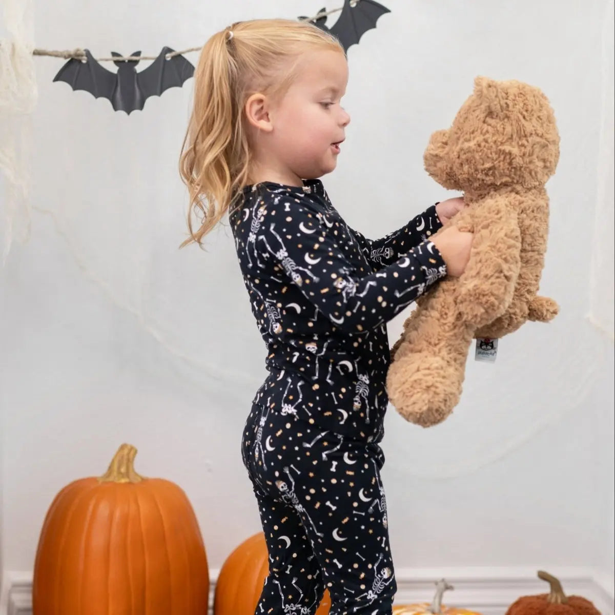 Big Kid Pajama Bag O' Bones - Baby & Toddler Clothing, Child, Overall, Toddler, Blond | Everetts Place