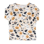 Sweet Bamboo Big Kid Pajama Bats and Cats - 