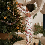 Sweet Bamboo Big Kid Pajama Holiday Dino - 