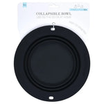 Three Little Tots Black Collapsible Bowl for Travel or Home - 