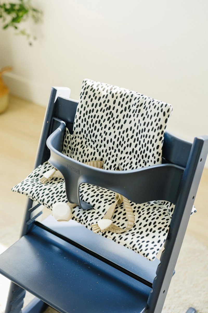 Little Joy Co. Black Dots Cushion for the Stokke Tripp Trapp Highchair - Everetts Place Boutique - 