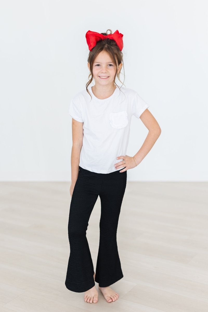 Mila & Rose ® Black Scrunchy Bells by Mila and Rose for Kids Fashion - Everetts Place Boutique - 