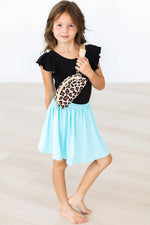 Mila & Rose ® Black Short Sleeve Flutter Sleeve Leotard for Girls Ballet - Apparel & Accessories > Clothing > Activewear > Dance Dresses, Skirts & Costumes Flutter Leotard S/S