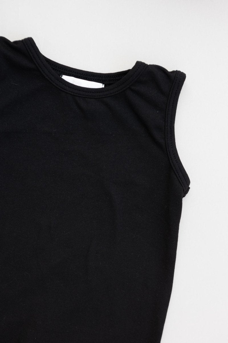 Mila & Rose ® Black Tank One Piece Jogger for Kids Mila Rose Unisex - Everetts Place Boutique - 