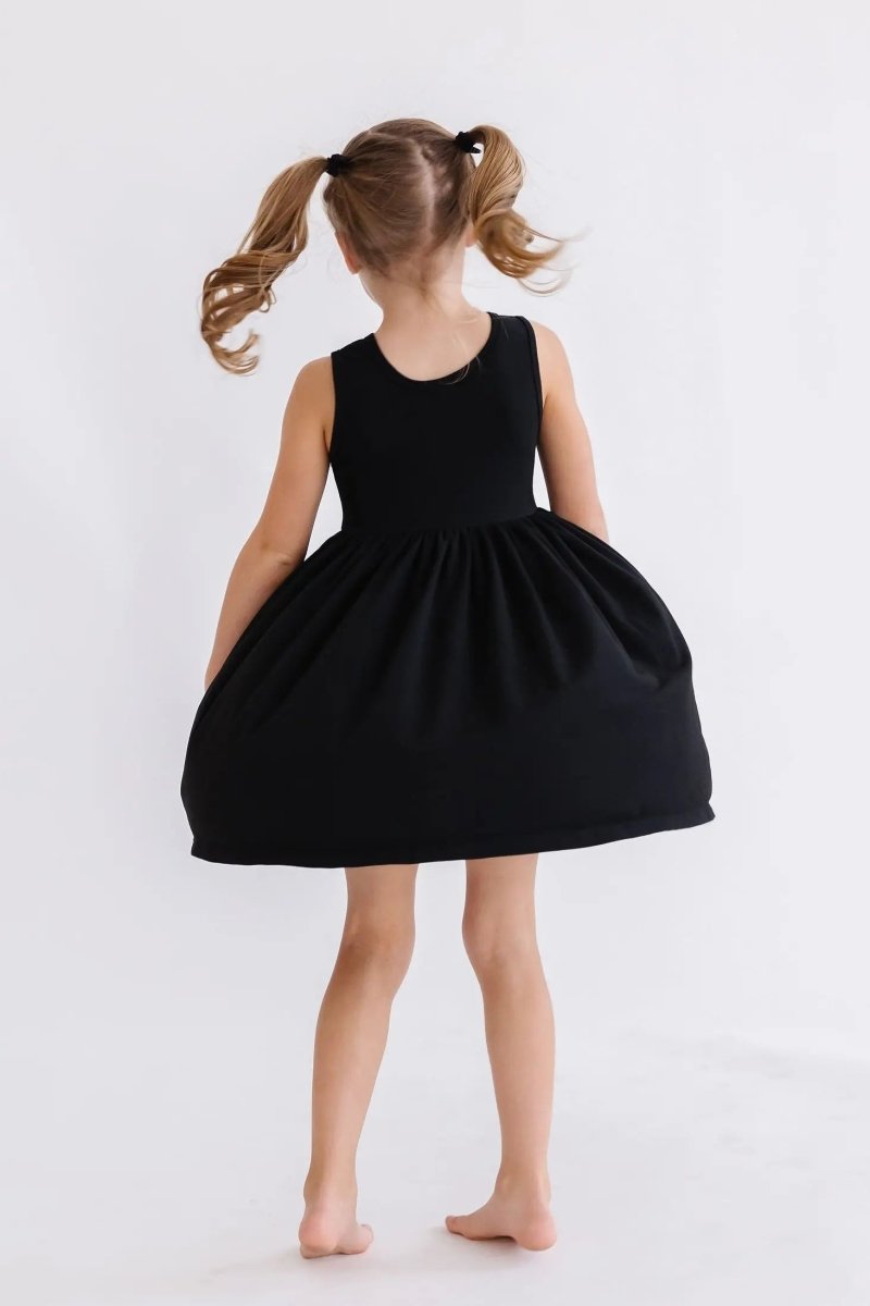 Mila & Rose ® Black Tank Pocket Twirl Dress for Toddlers Mila and Rose - Everetts Place Boutique - 