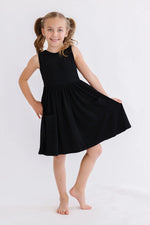 Black Tank Pocket Twirl Dress for Toddlers Mila and Rose Mila & Rose ® Everetts Place: Online Boutique