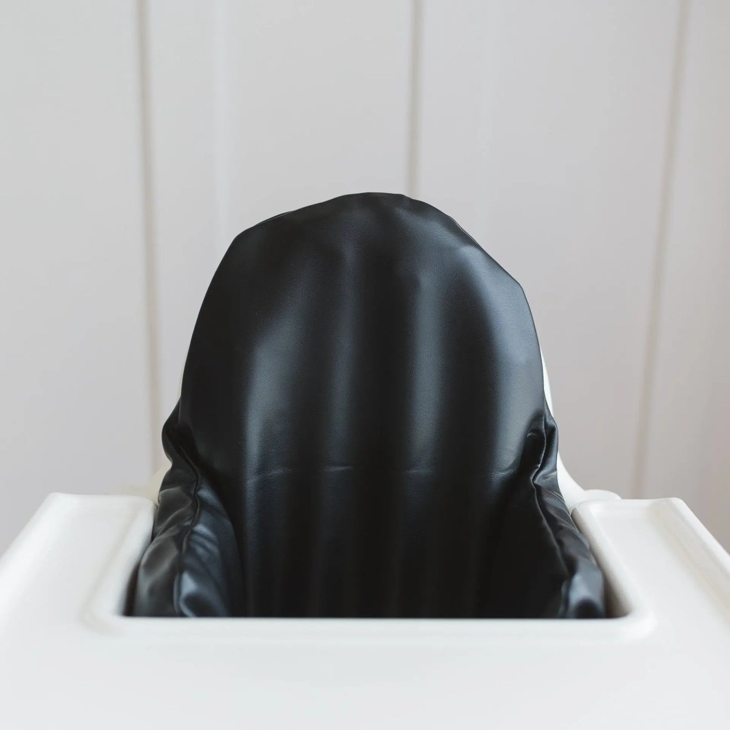 Black Vegan Leather Cushion Cover IKEA Antilop Highchair Little Joy Co. Everetts Place: Online Boutique