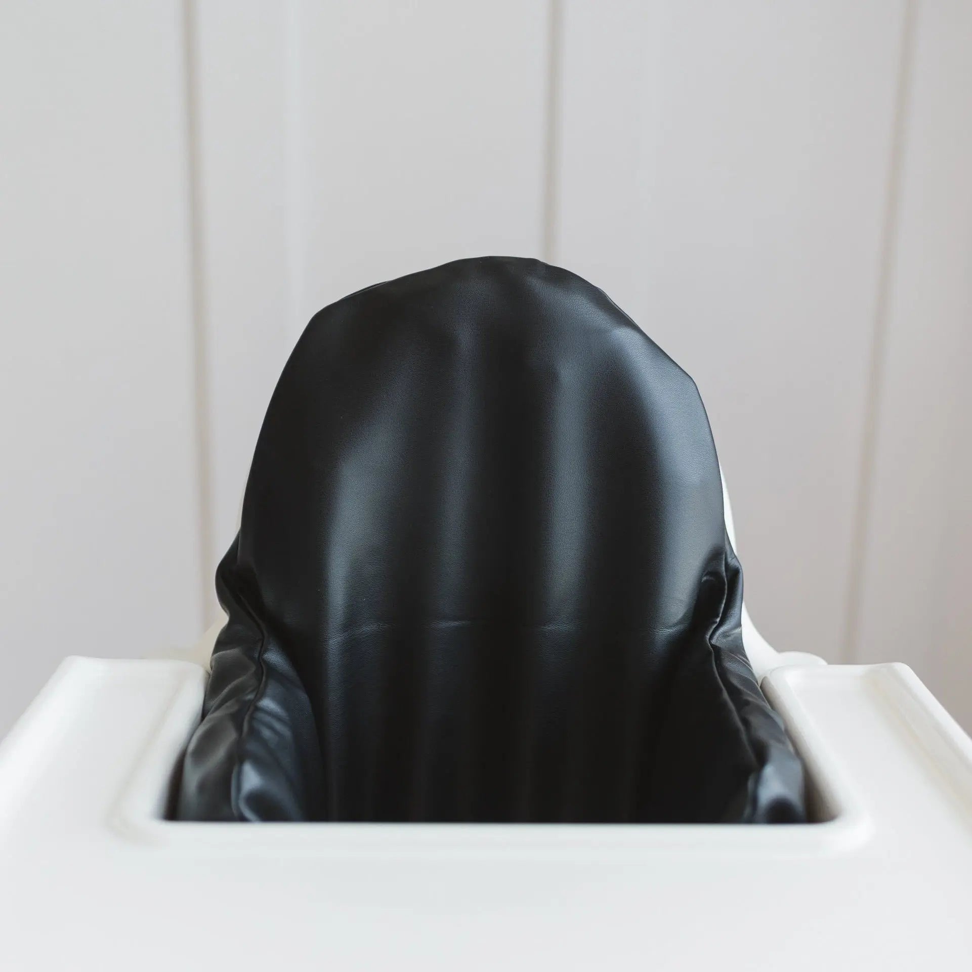 Black Vegan Leather Cushion Cover IKEA Antilop Highchair Little Joy Co. Everetts Place: Online Boutique