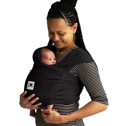 Baby K'tan Breeze Baby Carrier Black Baby K'tan