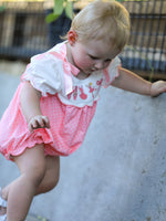 Polyester Spandex Bubble Romper, Ballet Embroidery by Rylee Faith Designs
