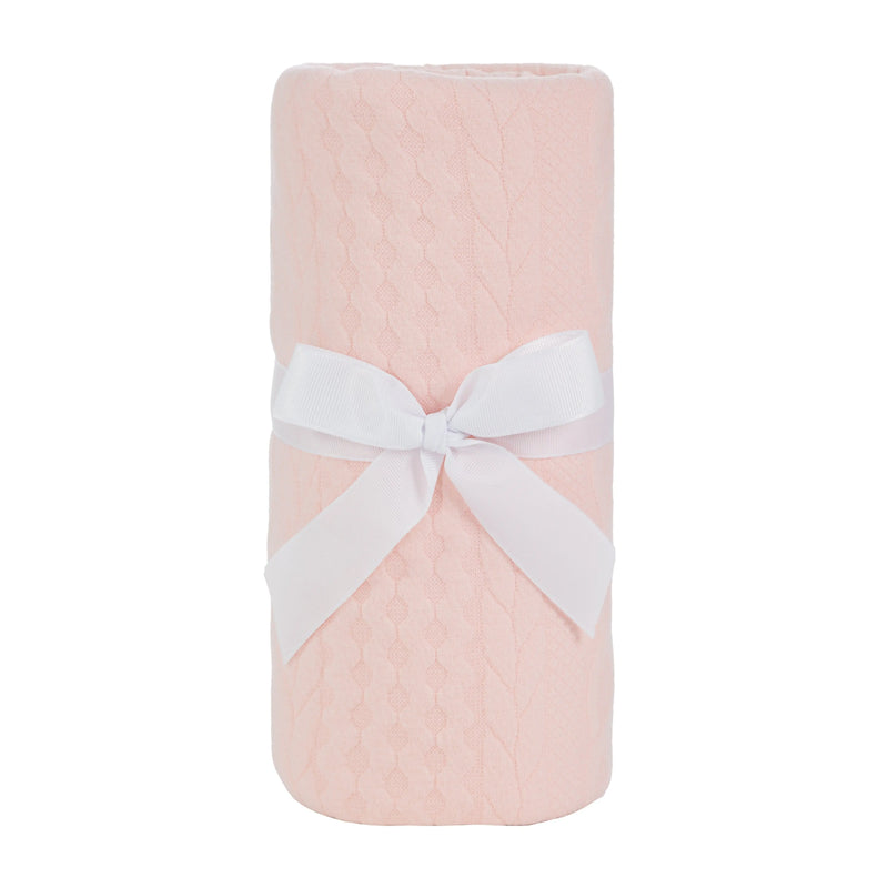 Sealy Baby Knit Blanket - Apricot Rose Goosewaddle® | Newborn Baby Blankets Toys Teethers Bibs & More