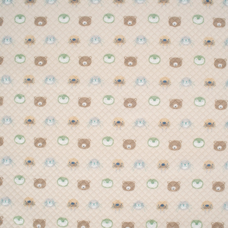 Sealy Baby Printed Knit Blanket - Beige Animal Faces Goosewaddle® | Newborn Baby Blankets Toys Teethers Bibs & More