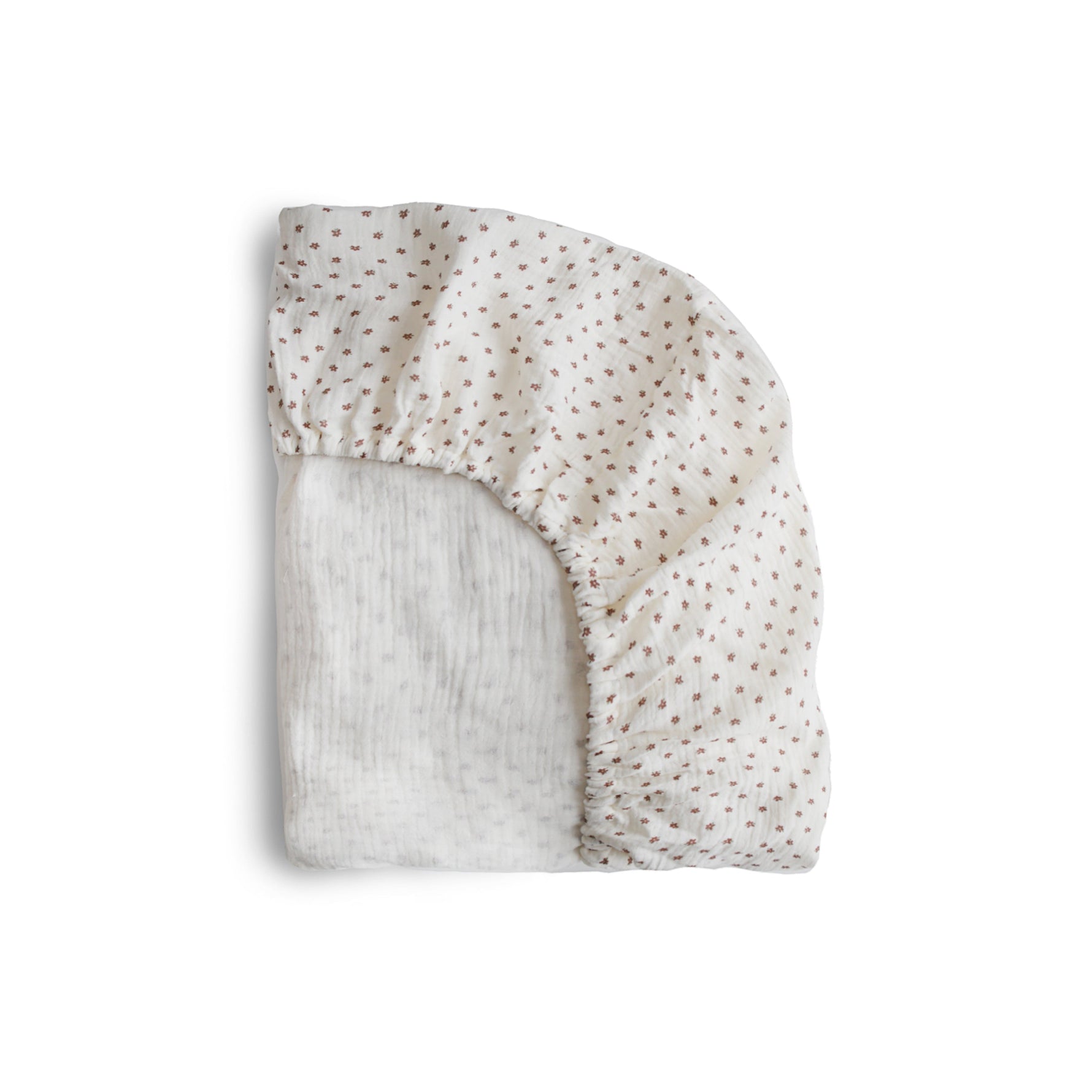 Mini Muslin Crib Sheet by Mushie