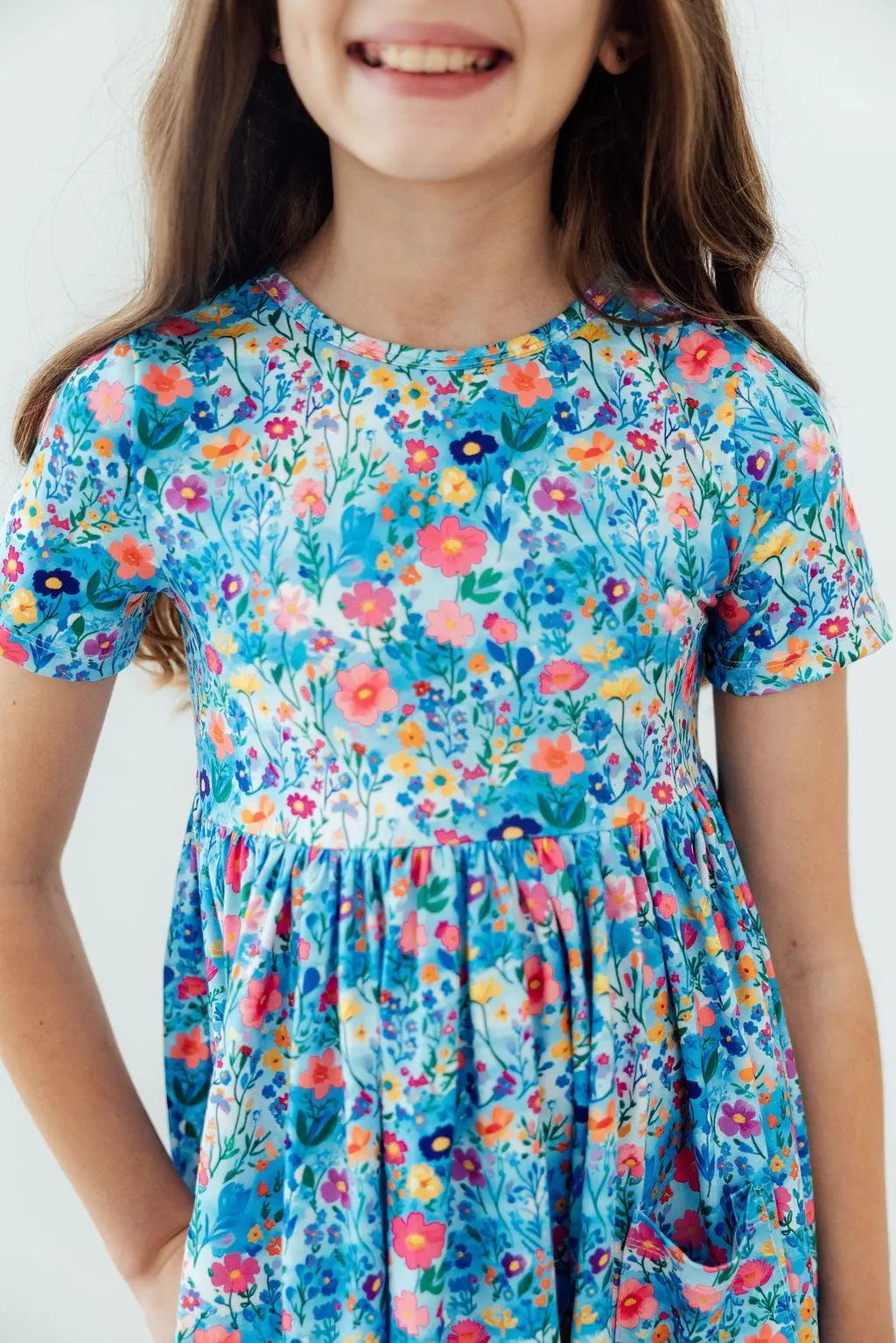 Mila & Rose ® Blooming in Wonderland S/S Pocket Twirl Dress - 
