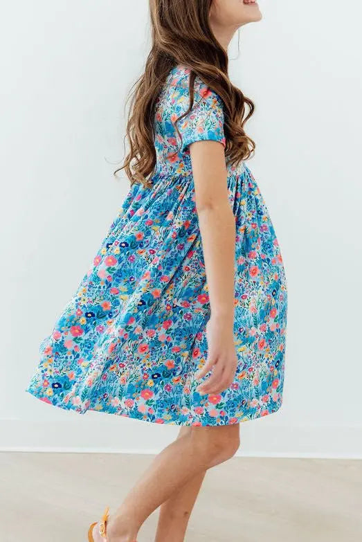Mila & Rose ® Blooming in Wonderland S/S Pocket Twirl Dress - 