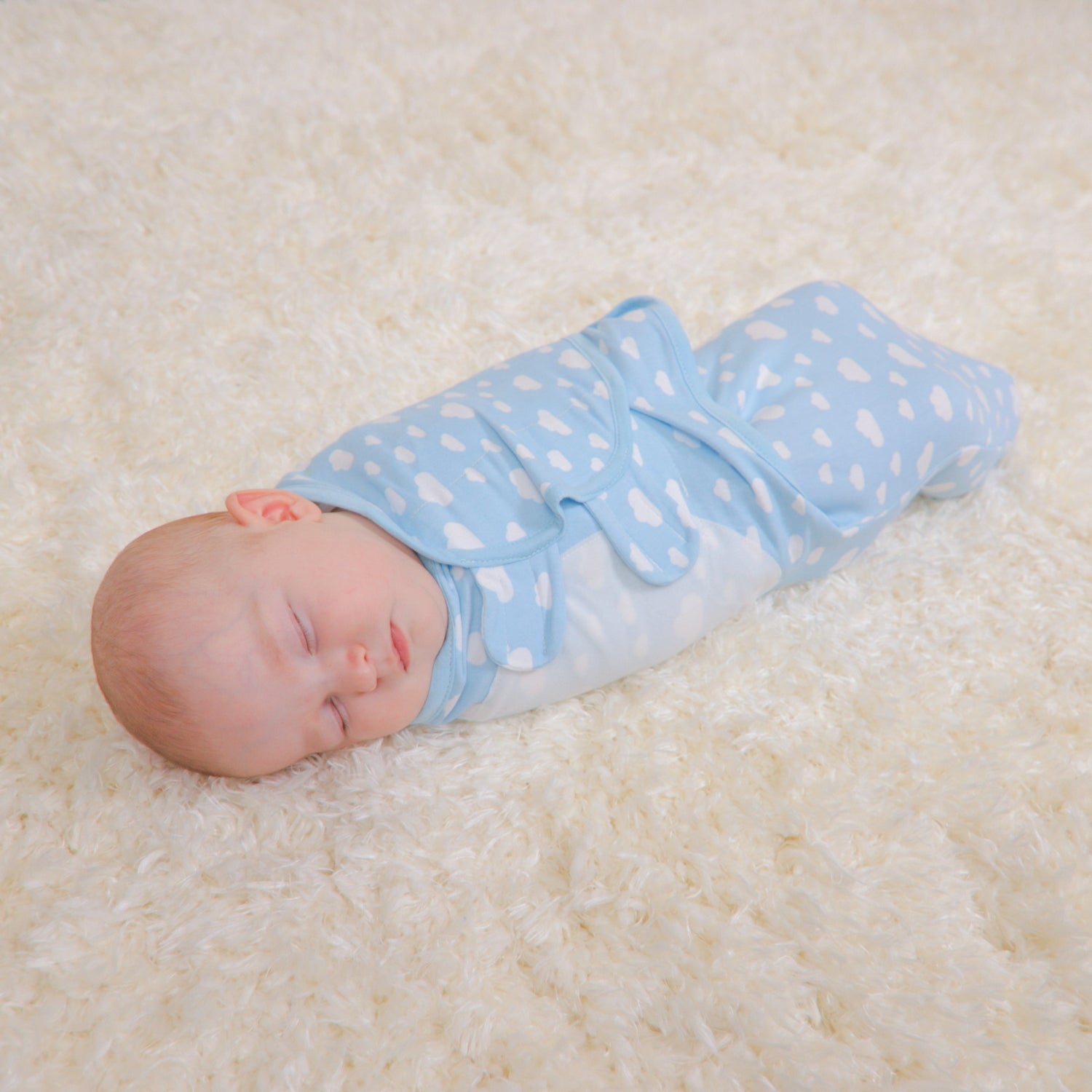 Blue Easy Swaddle Blankets Pack Of 3 For Newborns And Babies Comfy Cubs Everetts Place: Online Boutique